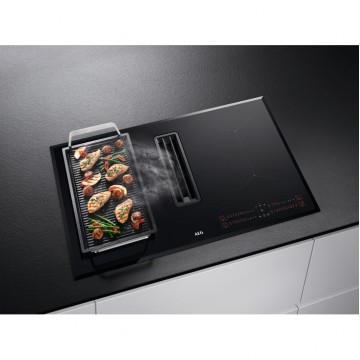 AEG CCE84543FB 6000 ExtractorHob Combo Επαγωγική Εστία Αυτόνομη με Απορροφητήρα 78x52εκ. AEG CCE84543FB 6000 ExtractorHob Combo Επαγωγική Εστία Αυτόνομη με Απορροφητήρα 78x52εκ.